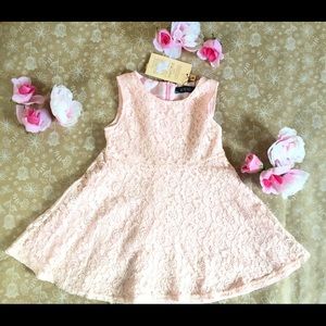 Beautiful Pink Pastel Baby Lace Dress